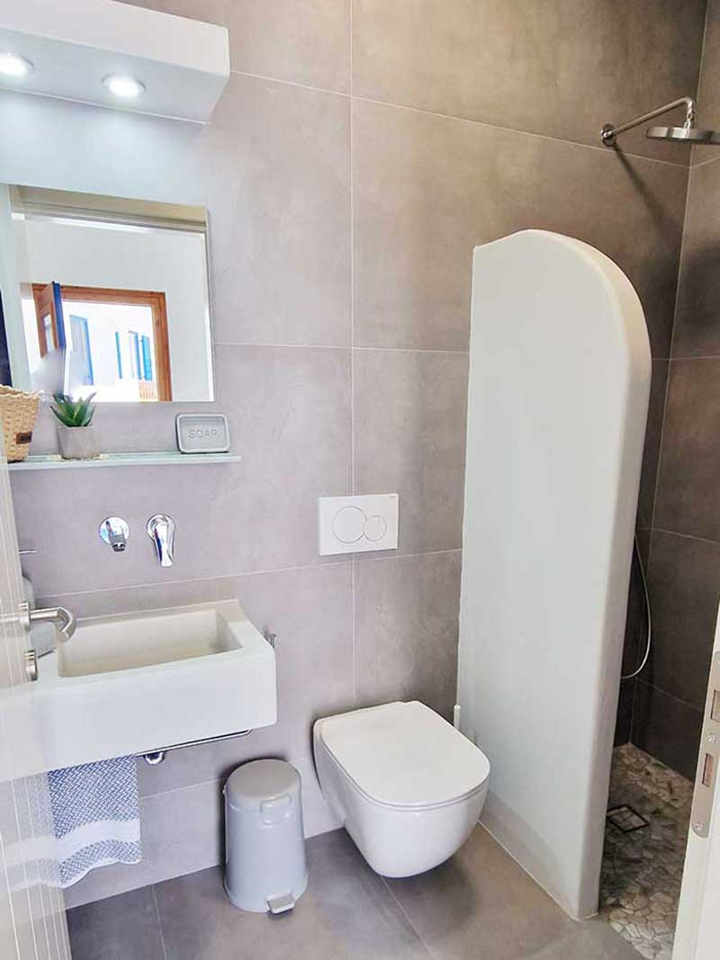 La salle de bain de l'appartement 4