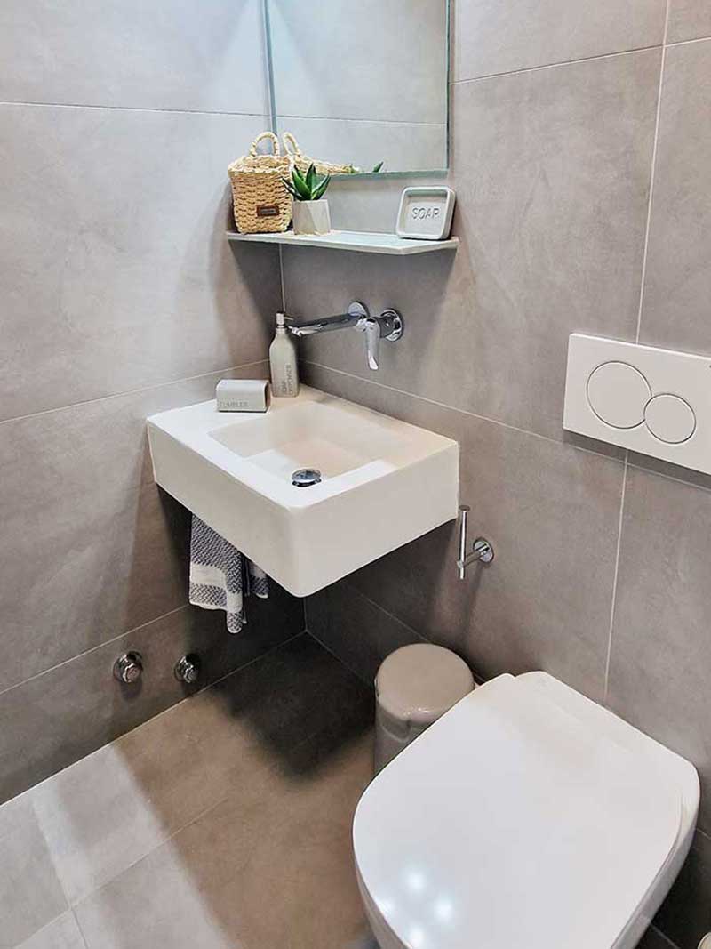 La salle de bain de l'appartement 4