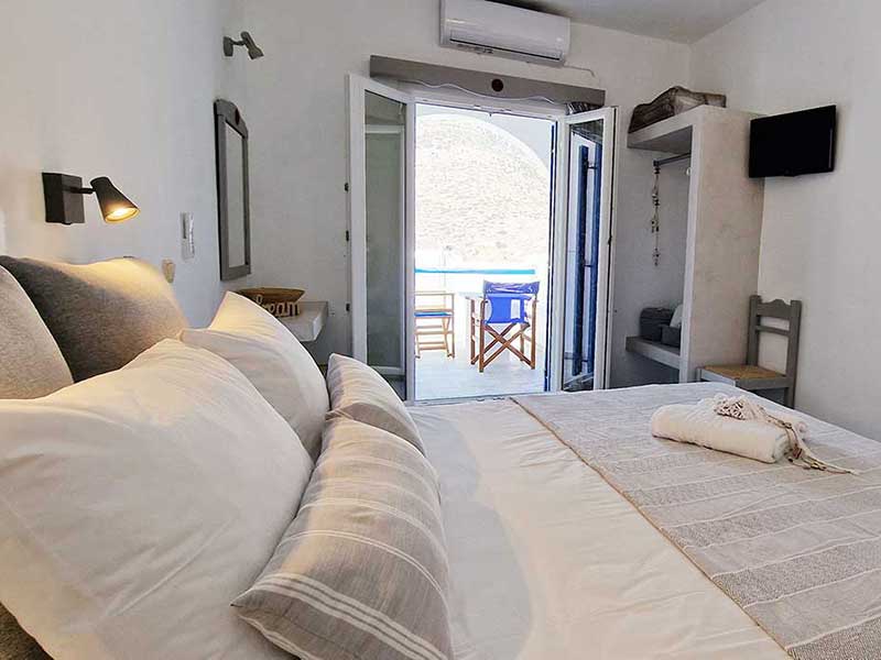 Studio double avec vue sur la mer