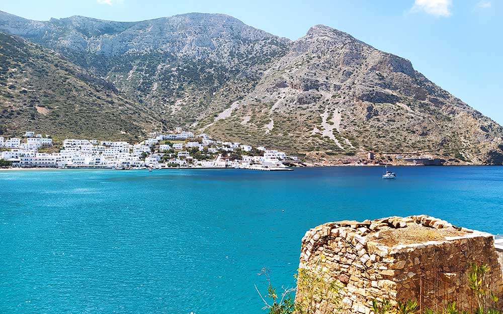 Le village de Kamares à Sifnos